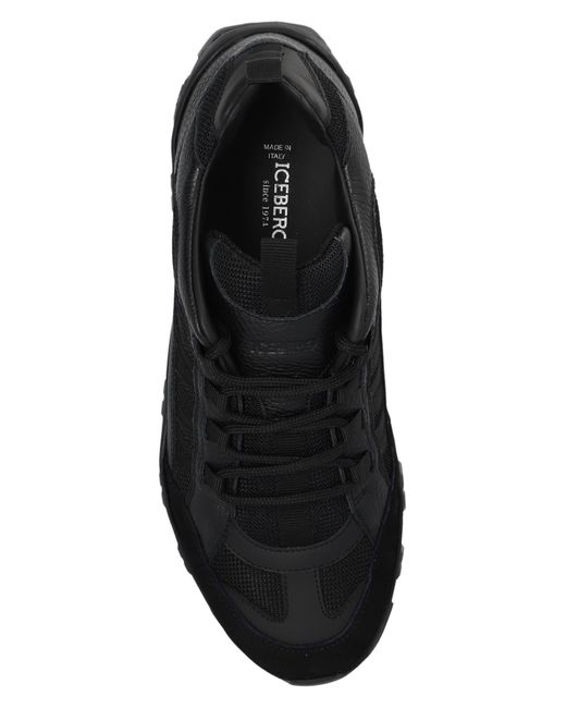Iceberg Black 'lanice' Sports Shoes, for men