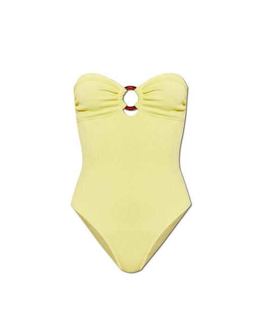 Melissa Odabash Yellow One-Piece Swimsuit 'Barbuda'