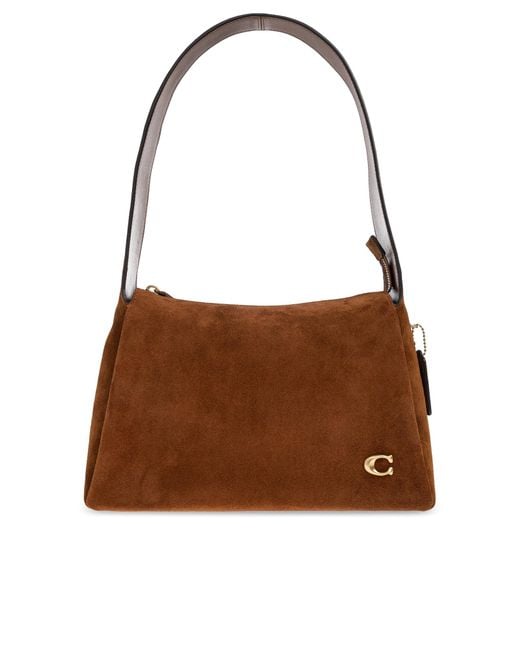COACH Brown "Lola" Shoulder Bag
