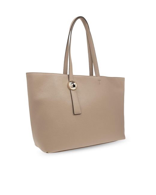 Furla Natural 'Sfera Large' Shopper Bag