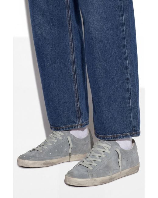 Golden Goose Deluxe Brand Gray 'Super-Star Classic' Sports Shoes
