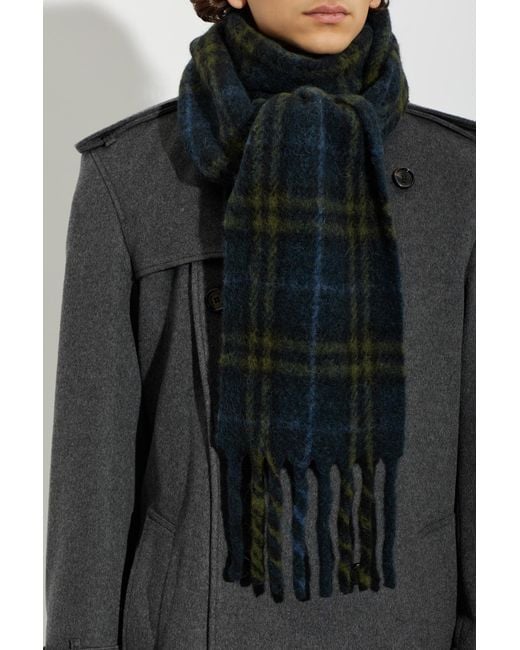 Burberry Black Wool Scarf