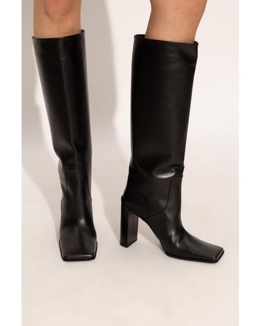 Alaïa Black Leather Boots