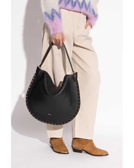 Isabel Marant Black "Oskan" Shopper Bag