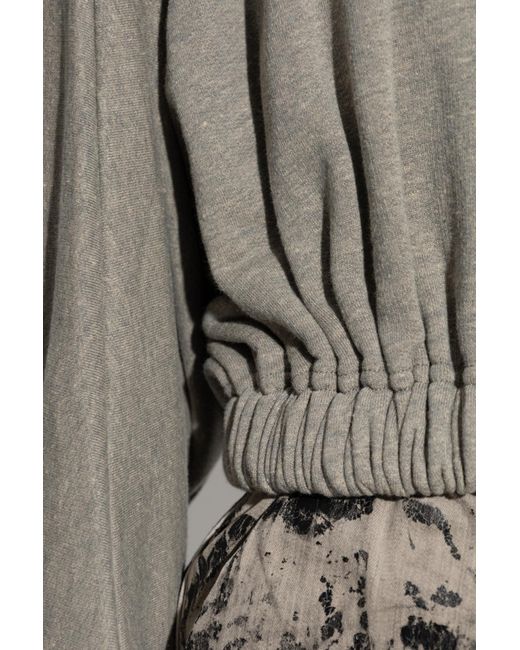 Rick Owens Black Short Hoodie