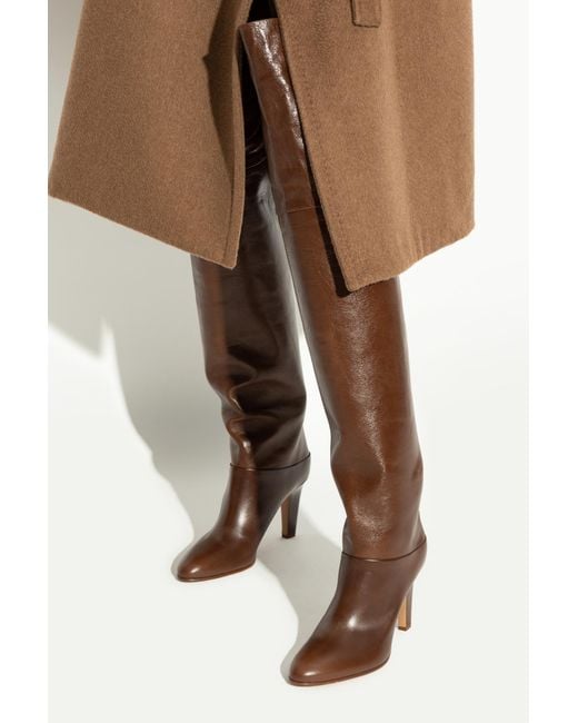 Chloé Brown Heeled Boots Eve