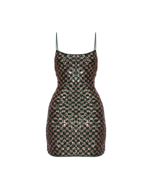 Oseree White Dress With Shimmering Sequins