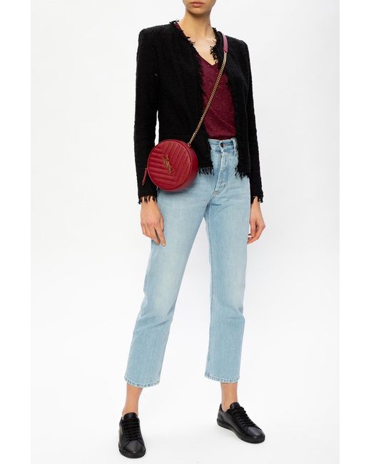 IRO Black Raw-Cut Cardigan