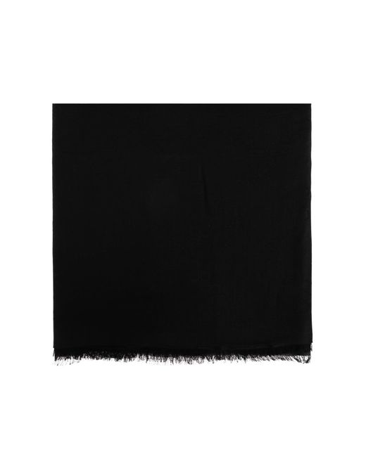 Ferragamo Black Scarf With Monogram