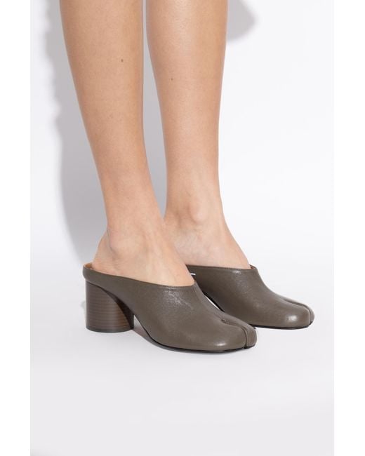 Maison Margiela Green Heeled Mules