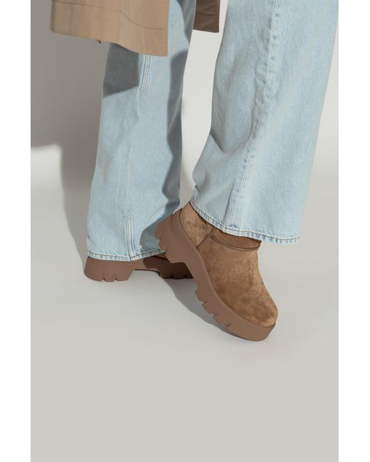 Gianvito Rossi Brown Platform Ankle Boots Stormy