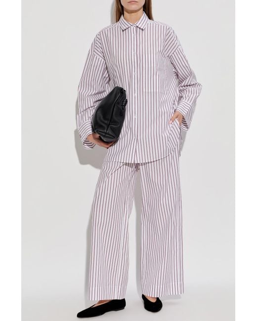 By Malene Birger Purple 'Cabello' Trousers