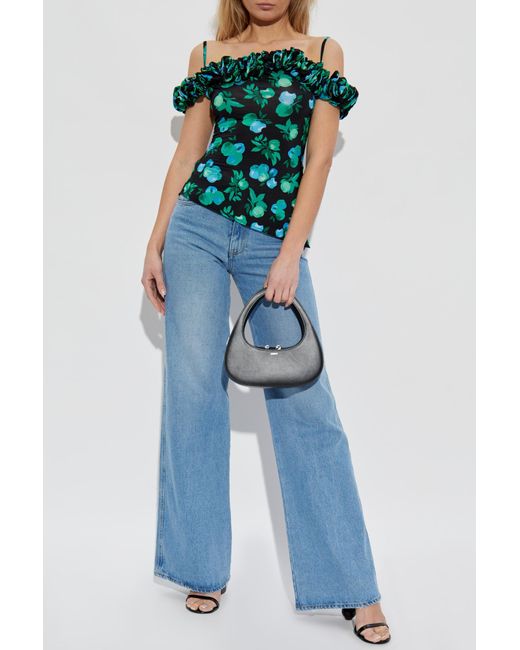 Coperni Blue Jeans With Vintage Effect