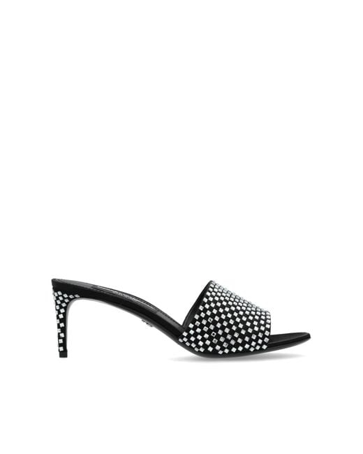 Dolce & Gabbana White Heeled Sandals 'Keira'