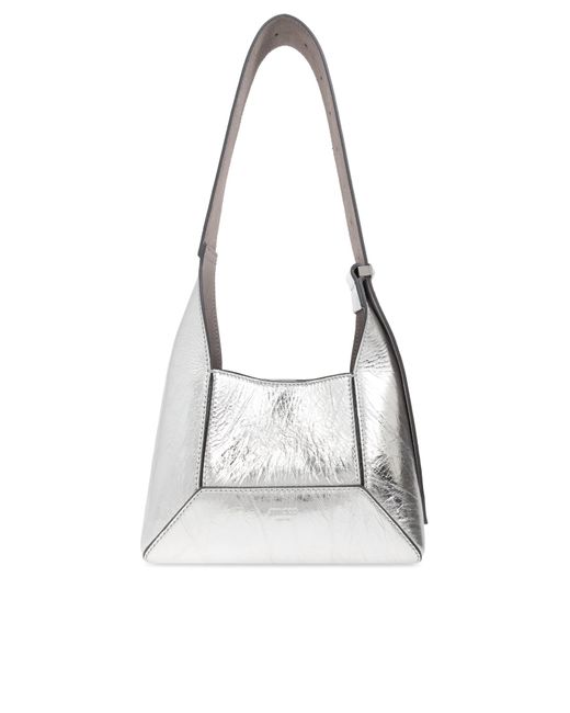 Jimmy Choo White Shoulder Bag 'Diamond Small'
