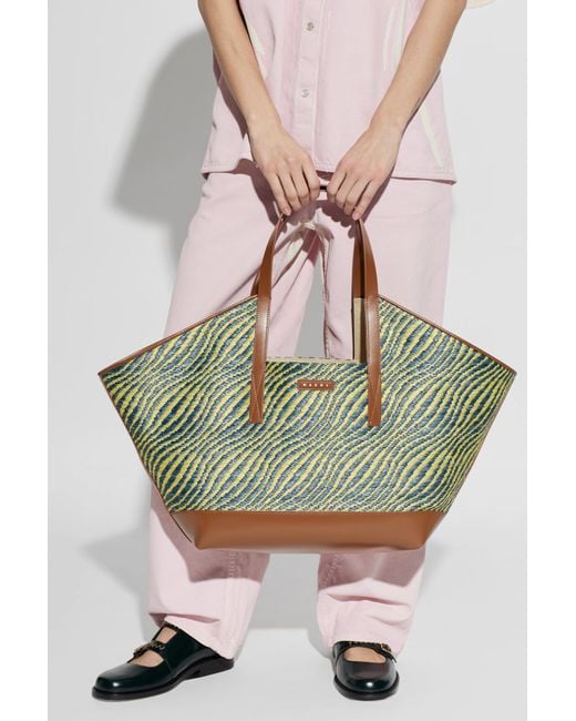 Marni Gray Shopper-Type Bag
