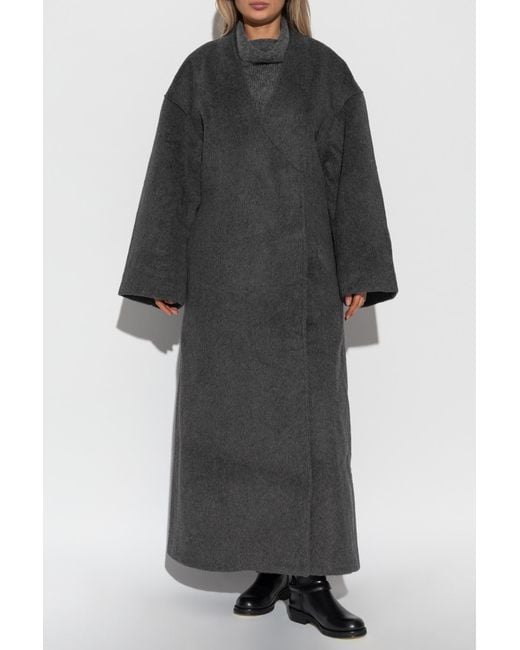 Entire studios Black Wool Coat