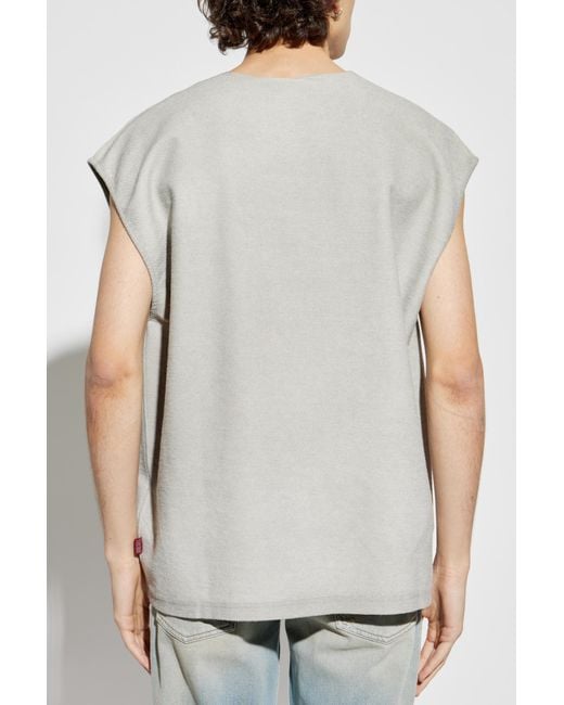 DIESEL White T-Shirt S-Rub-Sl for men