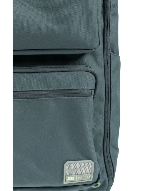 Nike Gray Backpack With Logo for men