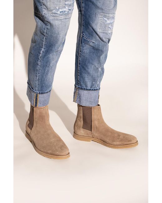 AllSaints Natural 'rhett' Chelsea Boots for men