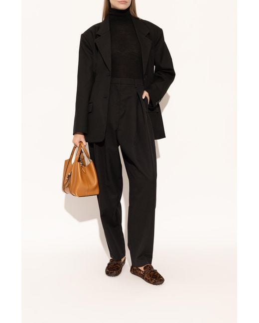 Tod's Black Gomma Loafers