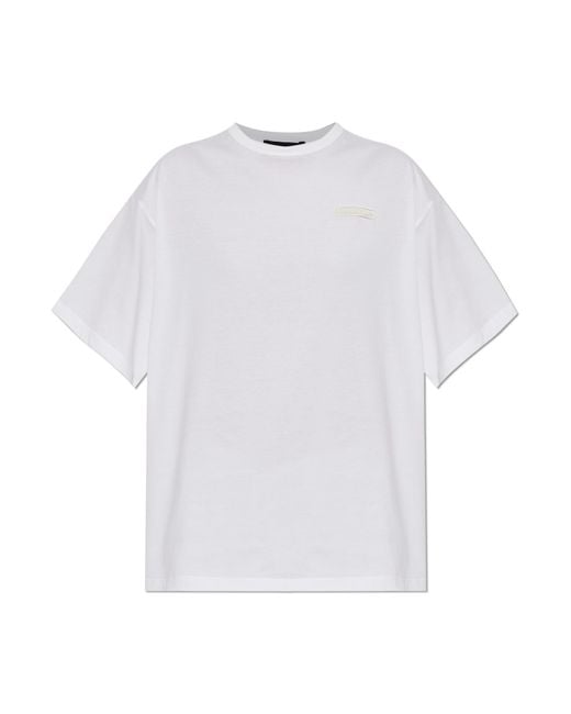 Fabiana Filippi White Cotton T-Shirt