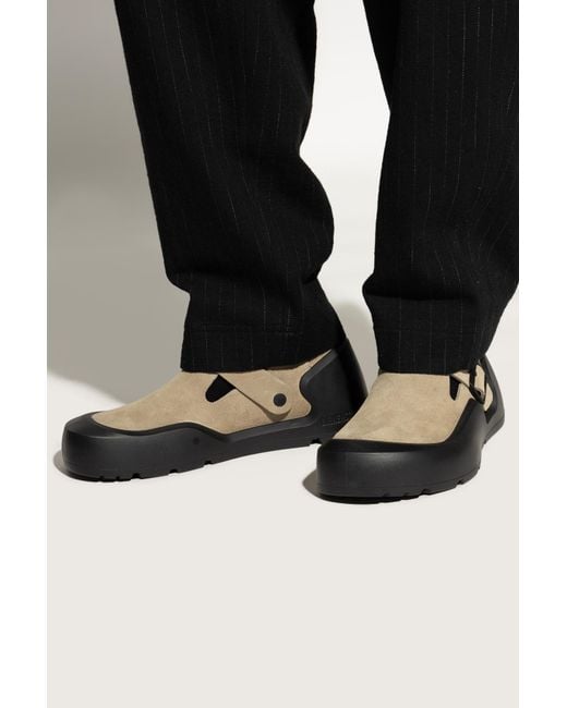 Birkenstock Natural Suede Shoes 'Reykjavik' for men