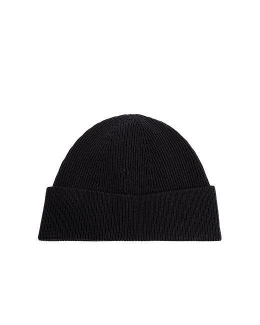 Acne Black Wool Hat