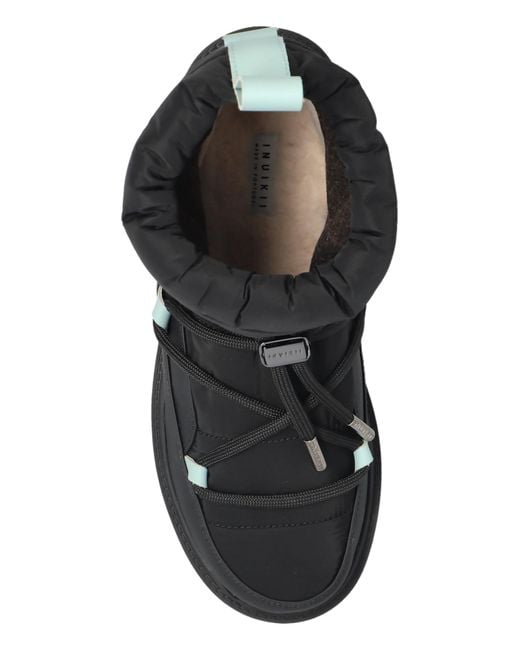 Inuikii Black Snow Boots 'Technical Platform'