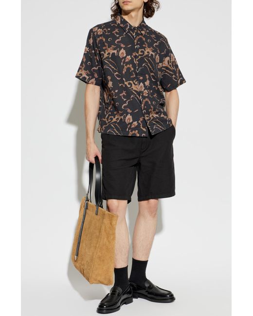 AllSaints Black "Fortune" Shirt for men