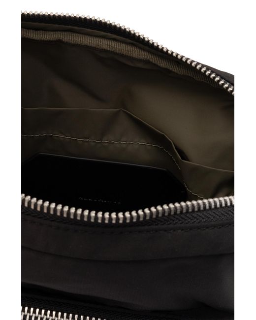 AllSaints Black 'steppe' One-shoulder Backpack, for men