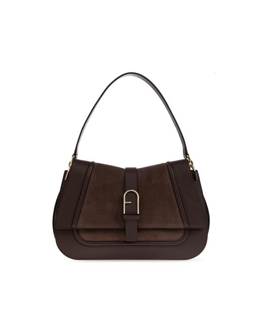 Furla Brown 'Flow Large' Hand Bag