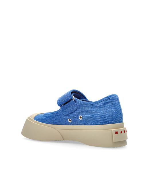 Marni Blue Platform Sneakers