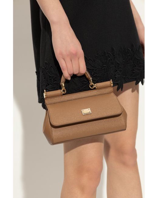 Dolce & Gabbana Black Handbag 'Sicily Small'