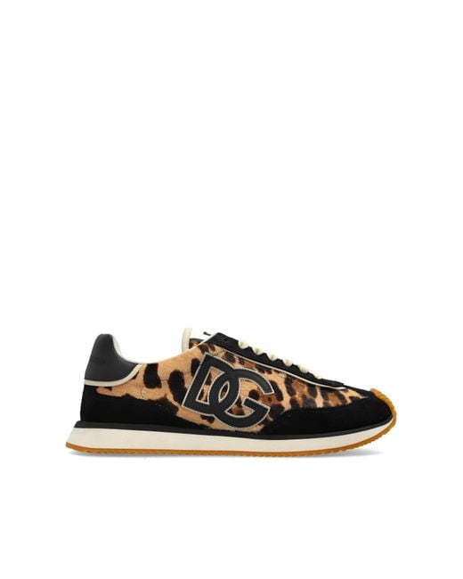 Dolce & Gabbana Black 'Dg Cushion' Sports Shoes