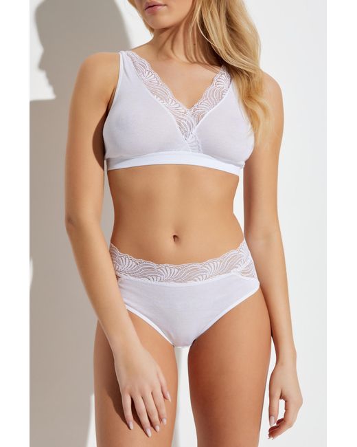 Hanro White Briefs Delight