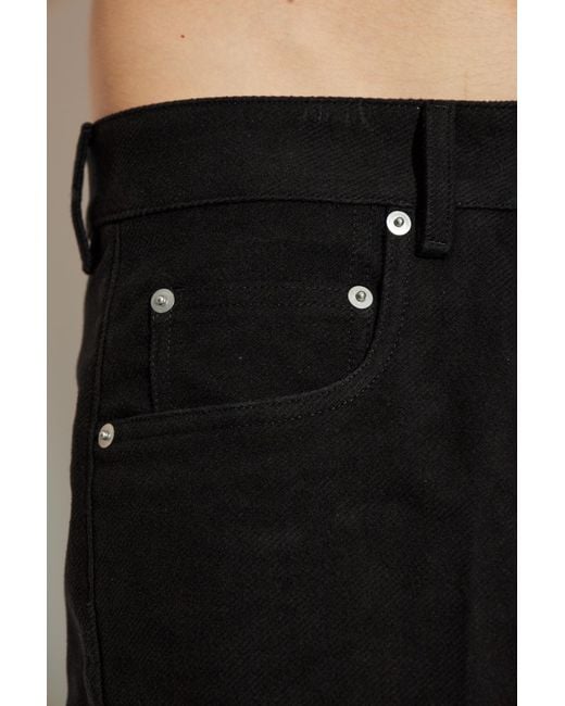 Rick Owens Black Straight-Leg Trousers for men