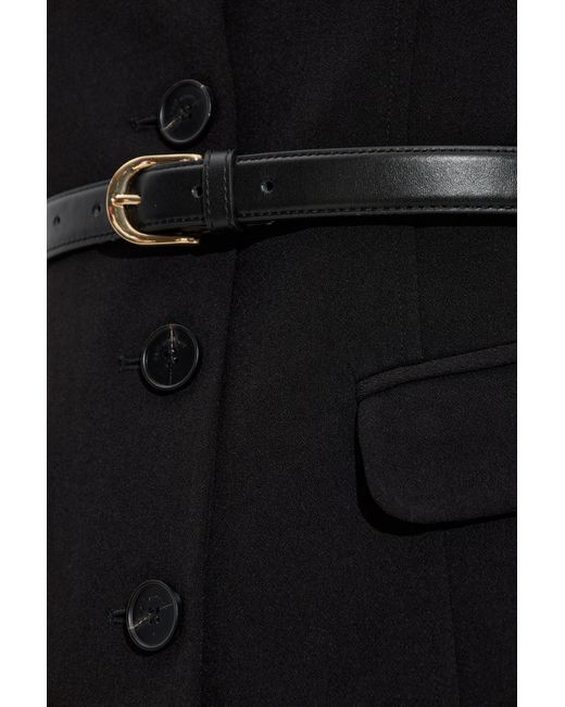 Self-Portrait Black Dress With Button Fastening