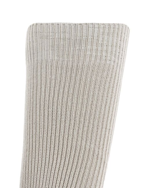 DSquared² White Cotton Socks With Logo for men
