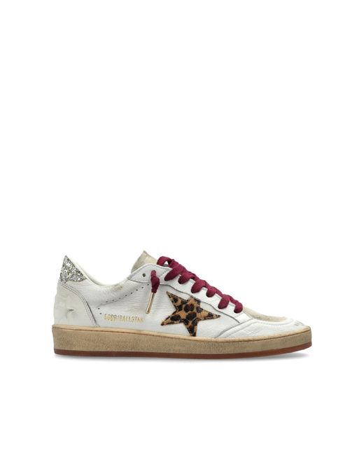 Golden Goose Deluxe Brand White 'Ball Star' Sports Shoes