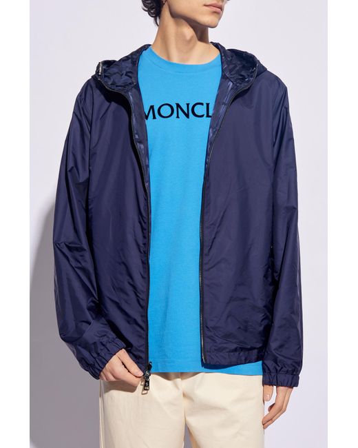 Moncler Blue 'lepontine' Reversible Jacket, for men