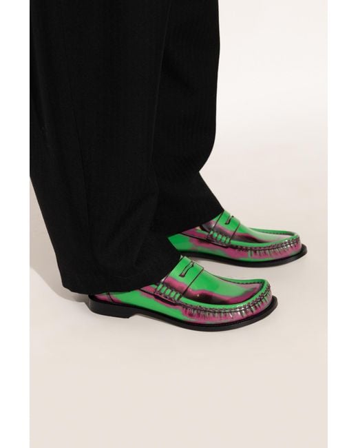 Loewe Black Campo Loafers