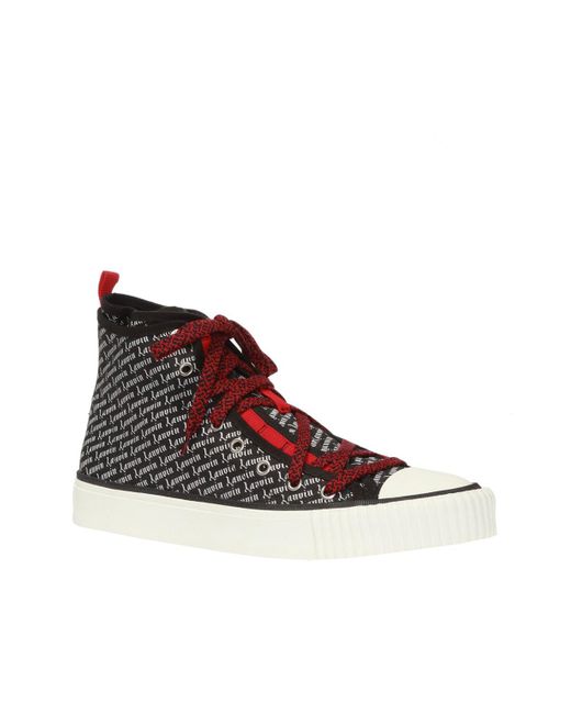 lanvin trainers black