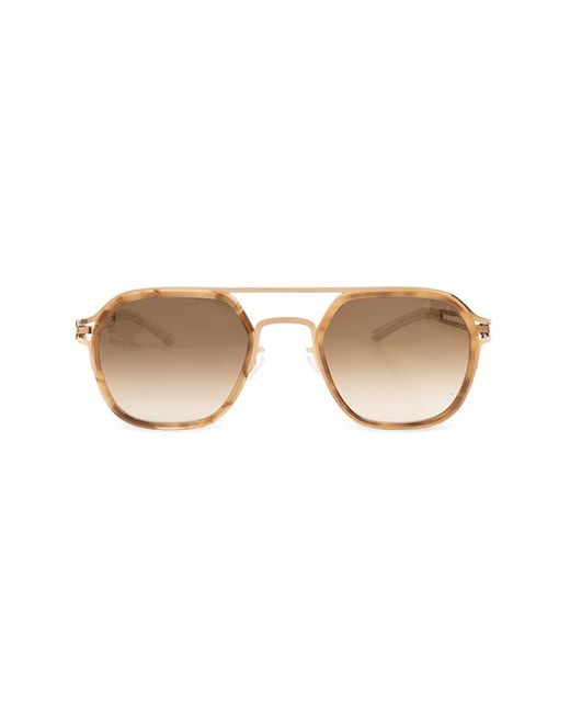 Mykita White ‘Leeland’ Sunglasses