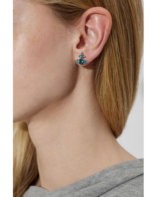 Vivienne Westwood Blue 'Feodorita' Earrings