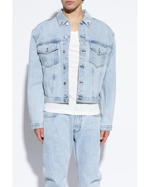 Entire studios Blue Denim Jacket for men