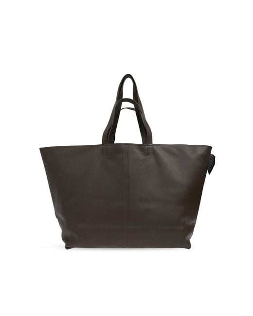 AMI Black Shopper Bag