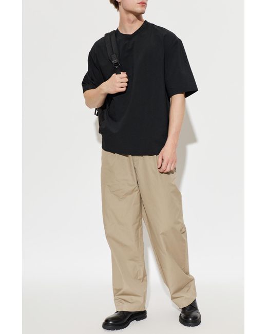 Emporio Armani Black Crew-Neck T-Shirt for men