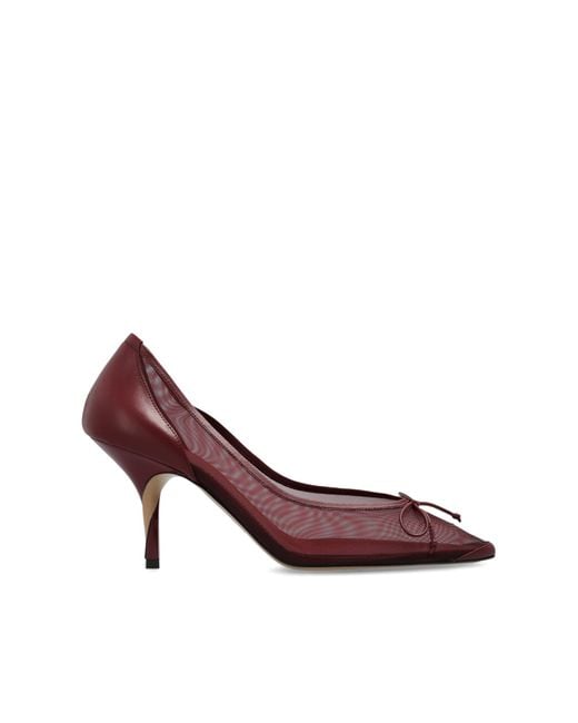 Jacquemus Purple Heeled Shoes "Les Escarpins Tourni"
