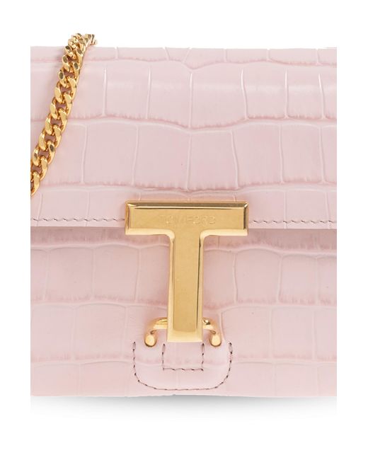 Tom Ford Pink 'monarch Mini' Shoulder Bag,